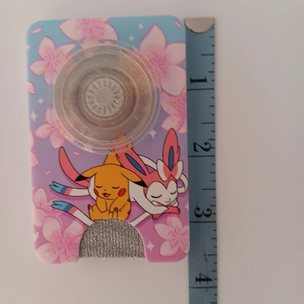 New PopSockets MagSafe Magnetic Phone Wallet Sakura Dreams Pokemon Pink Blue - Picture 4 of 6